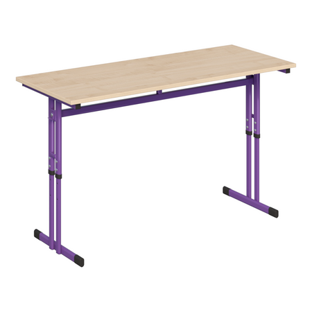 Ławka szkolna Reks 2-os. z regulacją wysokości