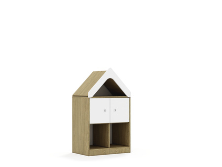 Regał Blox Base 70 2PP 2F1 z daszkiem 706x466x1223