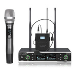Mikrofony bezprzewodowe Shudder SDR1303 - 1 x doręczny + 1 x nagłowny