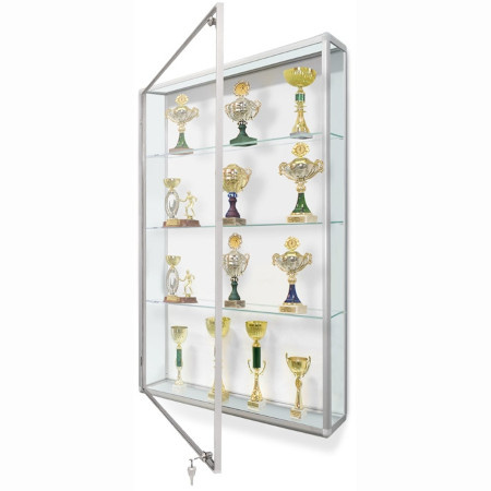 Gablota na puchary z drzwiami otwieranymi na bok