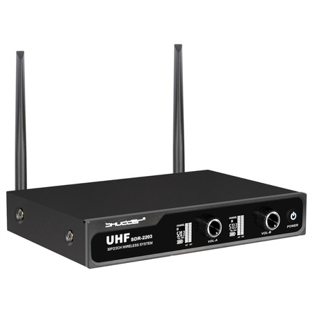 Mikrofony bezprzewodowe Shudder SDR2202 2x doręczny