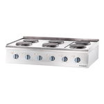 Kuchnia elektryczna, 6-polowa, nastawna, 15.6 kW