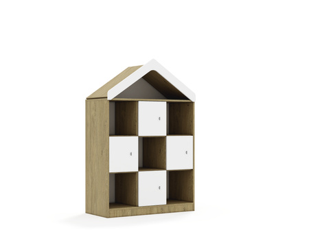 Regał Blox Base 110 3PP 4F1 z daszkiem 1049x466x1575