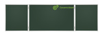 Tablica tryptyk zielona ceramiczna magnetyczna