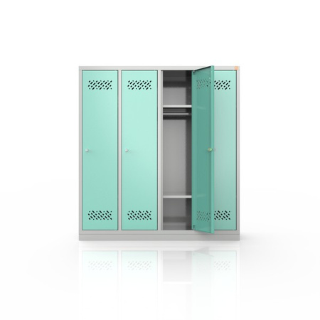 Szafka szkolna 4-drzwiowa, 4 kolumny