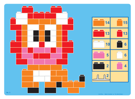 Little Architect - ArchiPets 630 el. - Klocki edukacyjne