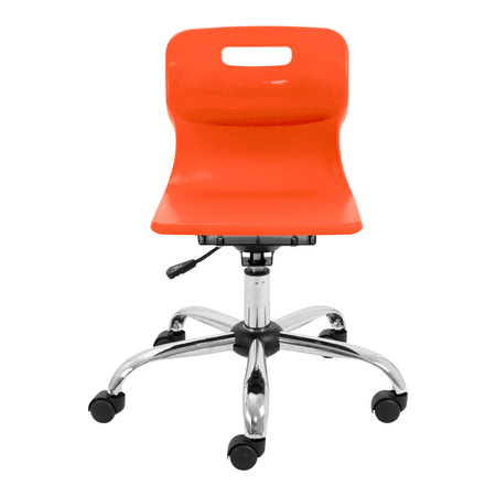 Krzesło obrotowe Titan T30 - rozm. Junior kolor pomarańczowy
