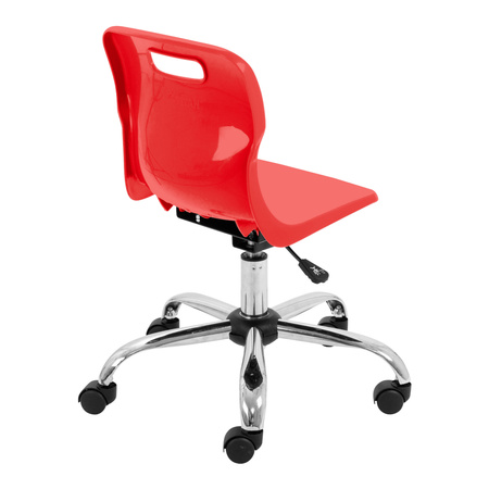 Krzesło obrotowe Titan T30 - rozm. Junior kolor czerwony