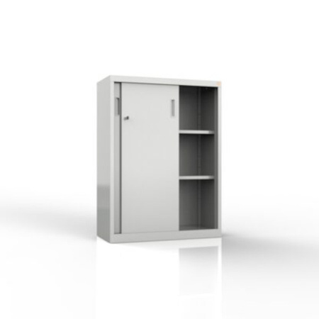 Szafa biurowa dwupółkowa z drzwiami przesuwnymi