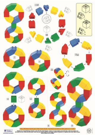 Morphun Hi-Qube Pre-school 80 el. - Klocki konstrukcyjne