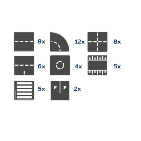 COBLO, nakładki na klocki - Droga 50 szt