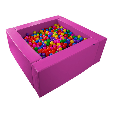 Basen z piłeczkami 1,5x1,5m wys. 45cm (1000 piłeczek)