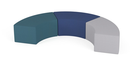 Zestaw puf Tobo Light 15 granatowy, rozmiar 2