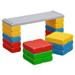 Deska Dydaktyczna z Klockami (zestaw duży)