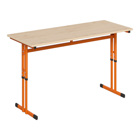 Ławka szkolna Reks 2-os. z regulacją wysokości