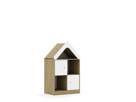 Regał Blox Base 70 2PP 2F1 z daszkiem 706x466x1223