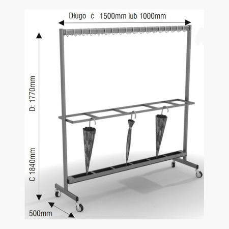 Profesjonalny wieszak Y15