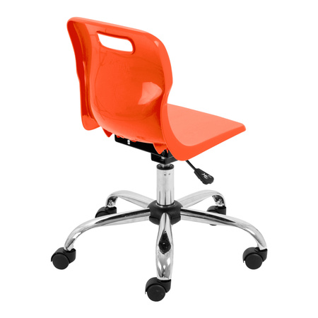 Krzesło obrotowe Titan T30 - rozm. Junior kolor pomarańczowy