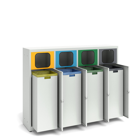 Pojemnik do segregacji odpadów 4- komorowy PD_4P