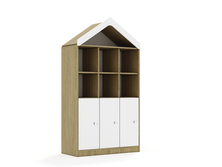 Regał Blox Base 110 4PP 3F2 z daszkiem 1049x466x1927