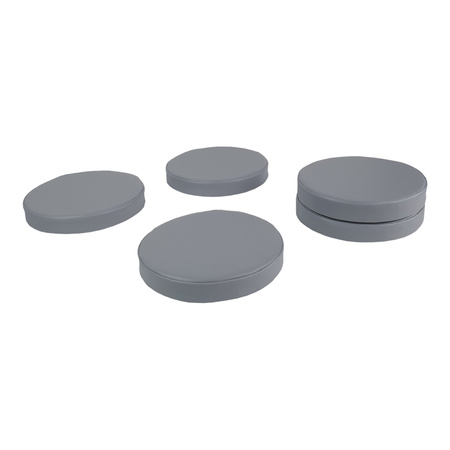 Zestaw klocków piankowych - Poduszki okrągłe pastele 5szt.