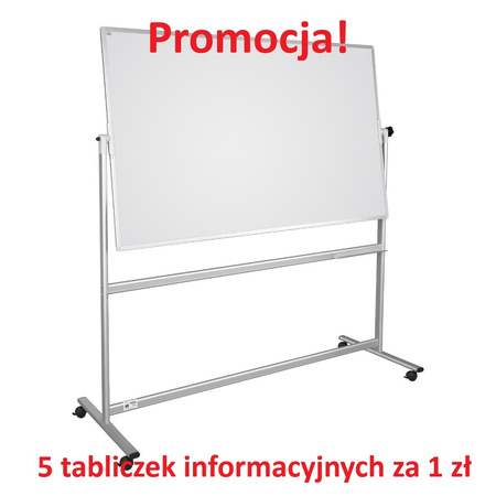 Tablica obrotowa biała - pow. lakierowana  + 5x Tabliczka informacyjna za 1 zł