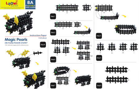 Klocki kulki Loowi - Zestaw edukacyjny 525 el.