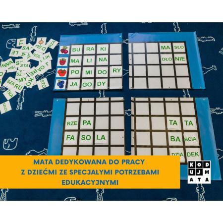 KodujMata —zestaw niebieski dla dzieci ze specjalnymi potrzebami edukacyjnymi wraz z podręcznikiem
