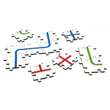 Komplet NOWYCH drewnianych puzzli do Ozobota