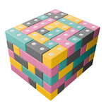 Tuki BUILDER 110 - zestaw klocków magnetycznych