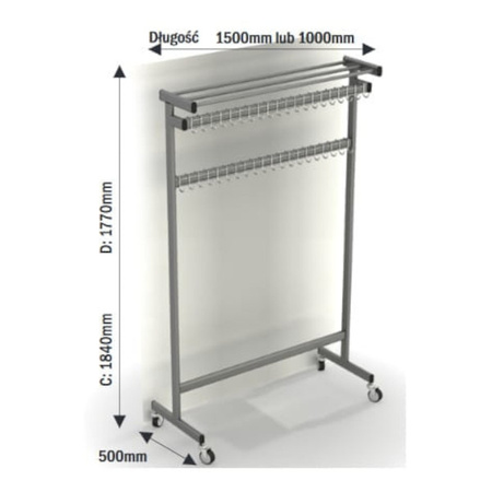 Profesjonalny wieszak Y4