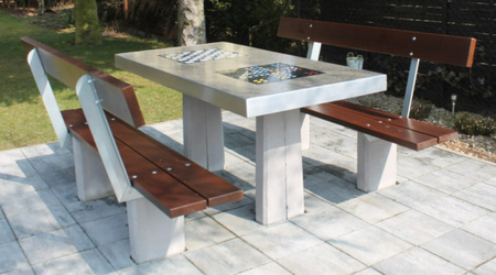 Stół podwójny szachy + chińczyk