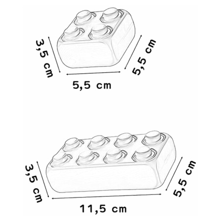 Cegła Junior 140 elementów