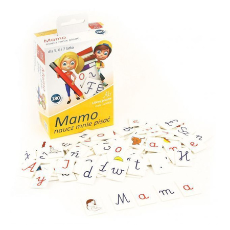 Litery mieszane - zestaw klasowy 28 szt.