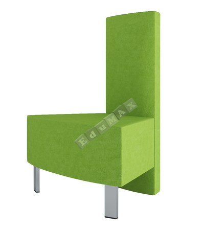 Siedzisko z oparciem SNAKE SK 45 + SK RI oparcie przy krótszym boku