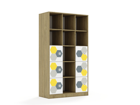 Regał Blox Hex 110 5PP 6F1 1049x466x1869 