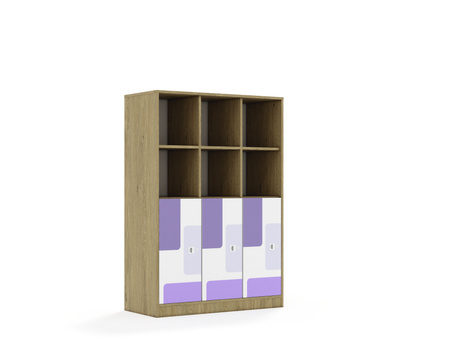 Regał Blox Pastel 110 4PP 3F2 1049x466x1517 