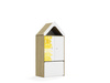 Regał Blox Houses 70 3P 2F2 ze skrzynią i daszkiem 706x466x1575 
