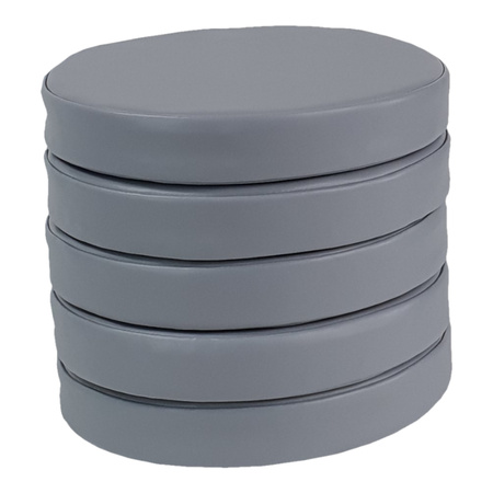 Zestaw klocków piankowych - Poduszki okrągłe pastele 5szt.