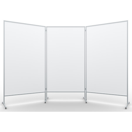 Tablica moderacyjna - parawan - dwustronna magnetyczno-suchościeralna