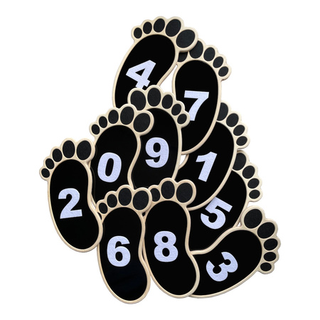 Sensory Feet - Cyfry