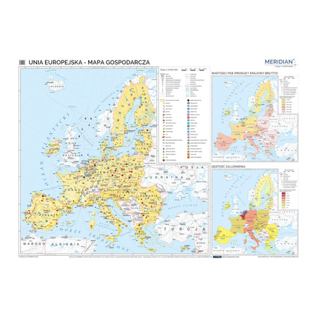 Unia Europejska - mapa gospodarcza