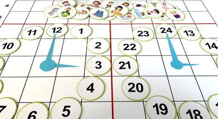 Krążki kompetencji kluczowych do maty do kodowania