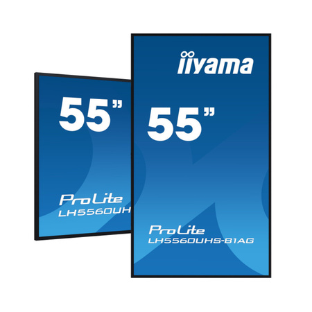 Monitor DigitalSignage iiyama LH5560UHS-B1AG 55" ELED VA 4K, 500cd/m2, Android11, iisignage2, 24/7