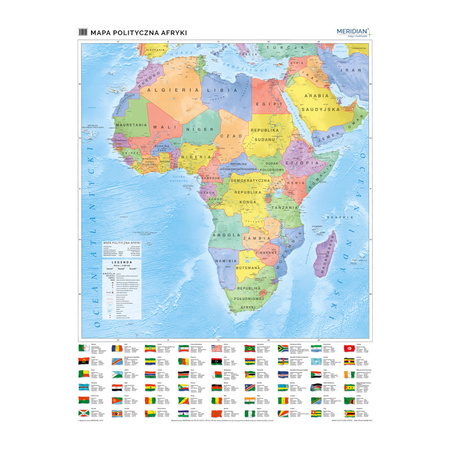 Afryka - mapa polityczna 