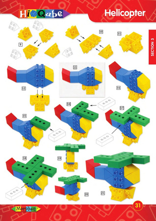 Instrukcje do klocków Morphun Hi-Qube 36 str.