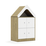 Szafa Blox Base 70 2PP 4F1 z daszkiem 706x466x1223