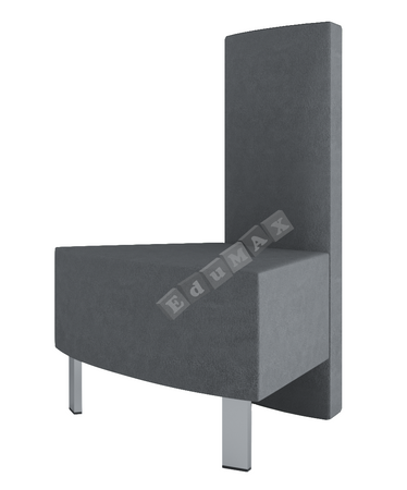 Siedzisko z oparciem SNAKE SK 45 + SK RI oparcie przy krótszym boku