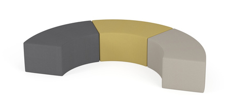 Zestaw puf Tobo Light 15 beżowy, rozmiar 5