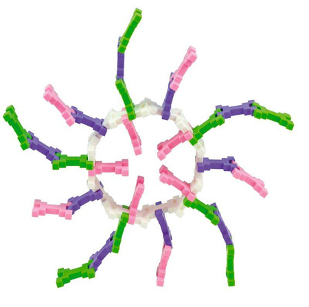 Klocki Incastro Colors Mini Pink 40 el.